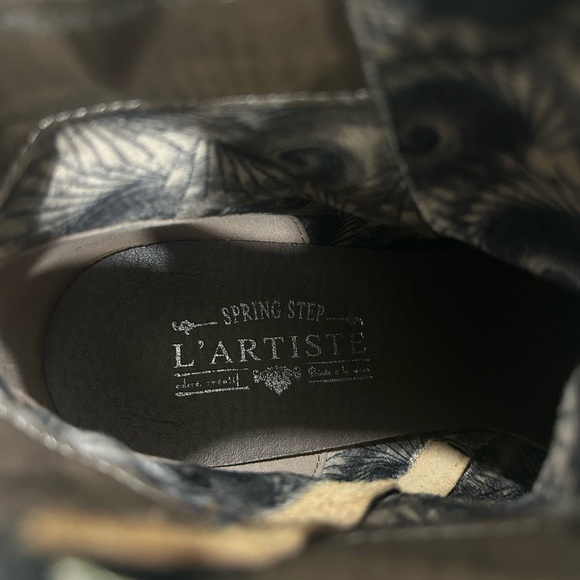 NWOBox Spring Step L’Artiste Black and Brown Boots size 9.5 - Picture 9 of 10